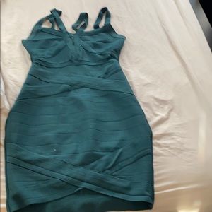 Bondage green dress